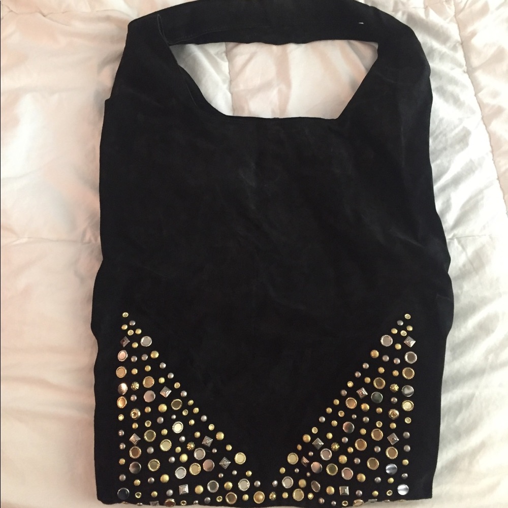 Cynthia Vincent Grocery Shopper Suede